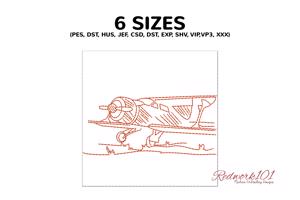 Airplane with Propeller in Front