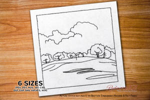Clean Gleneagles Golf Course with Trees