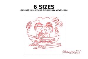 Lovely Couple in Boat