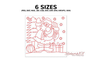 Delightful Santa Claus With Gift Bag