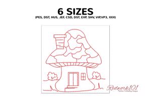 Fantasy mushroom house