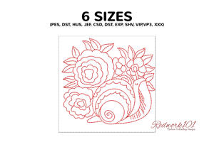 Pretty Snail With Flowers