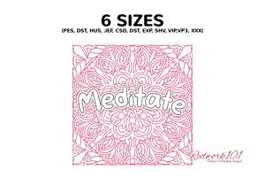Meditate Word