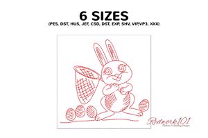Easter Rabbit With Net