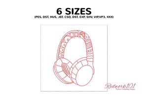 Designer Headphone Pattern