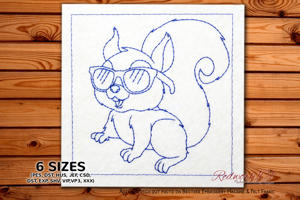 Cute Squirrel with Sunglasses