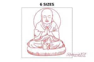Buddha sitting in lotus pose