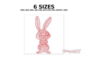 Bunny Zentangle Design