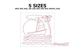 Cartoon Sailboat