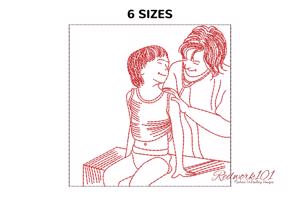 Boy Getting Checked by Doctor