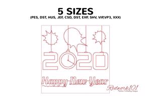 New Year Clock 2020