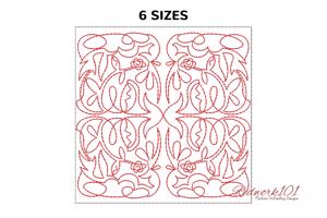 Seamless Interlocking Quilting Pattern