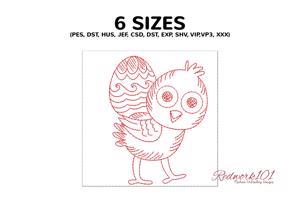 Chicken Carrying Easter Egg