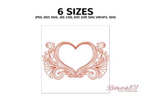 Abstract Heart Pattern