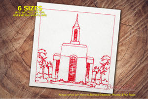 Okinawa Japan Temple with Tropical Plants