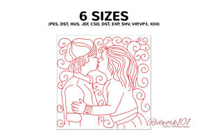 Adorable Girl Kissing Boy On Lips