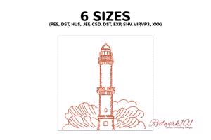 Warnemunde Lighthouse in Germany