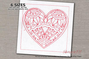 Pleasant Mehandi Design In Love Heart