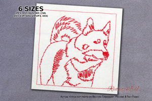 Portrait of an East Siberian Laika Dog