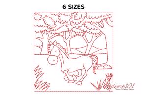 Horse Running