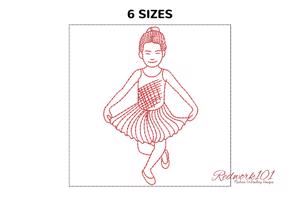 Ballerina striking a Pose