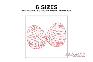 Easter Abstract Eggs