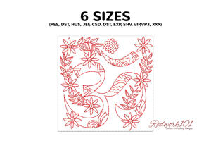 Attractive Om With Floral Pattern