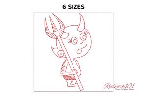 Sad Cartoon Devil