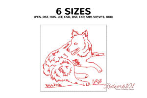 Sitting Croatian Sheepdog