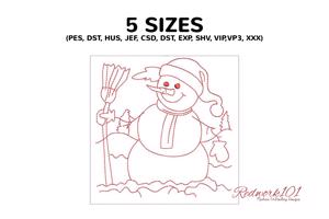 Snowman Ready For Christmas