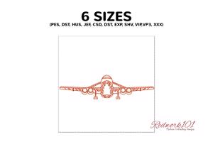 Front View of Airplane