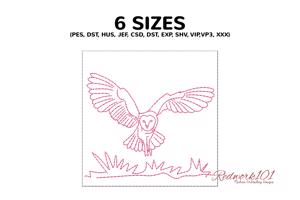 Flying Barn Owls
