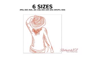 Girl with Bare Back