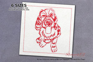 Portrait of a Grand Griffon Vendï¿½en Dog