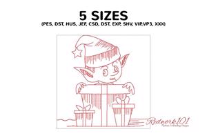 Elf with Gift