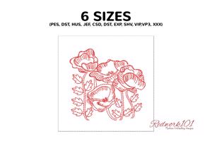 Poppy Floral Pattern