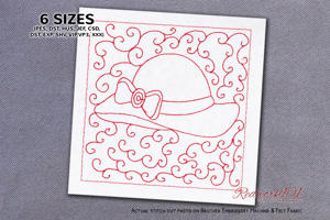 Cute Hat With Abstract Pattern