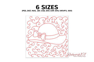 Cute Hat With Abstract Pattern