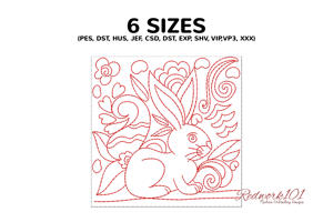 Pleasant Rabbit With Flower Background