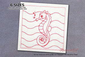 Underwater Seahorse Scene