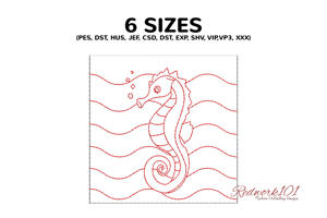 Underwater Seahorse Scene