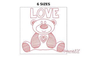 Cute love teddy bear