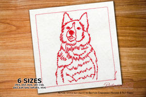 Faroese Sheepdog Portrait