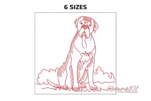 Cane Corso Dog Sitting