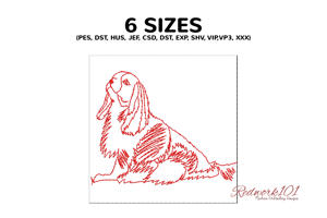 Tired Cavalier King Charles Spaniel