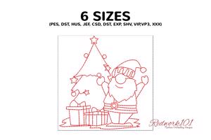 Santa Claus with gifts