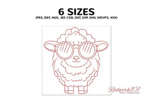 Cool Sheep in Sunglasses