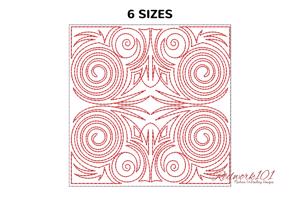 Circle Quilting Pattern