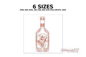 Cherry Liquor Bottle