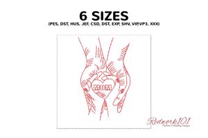 Mom Named Hearts in Hands